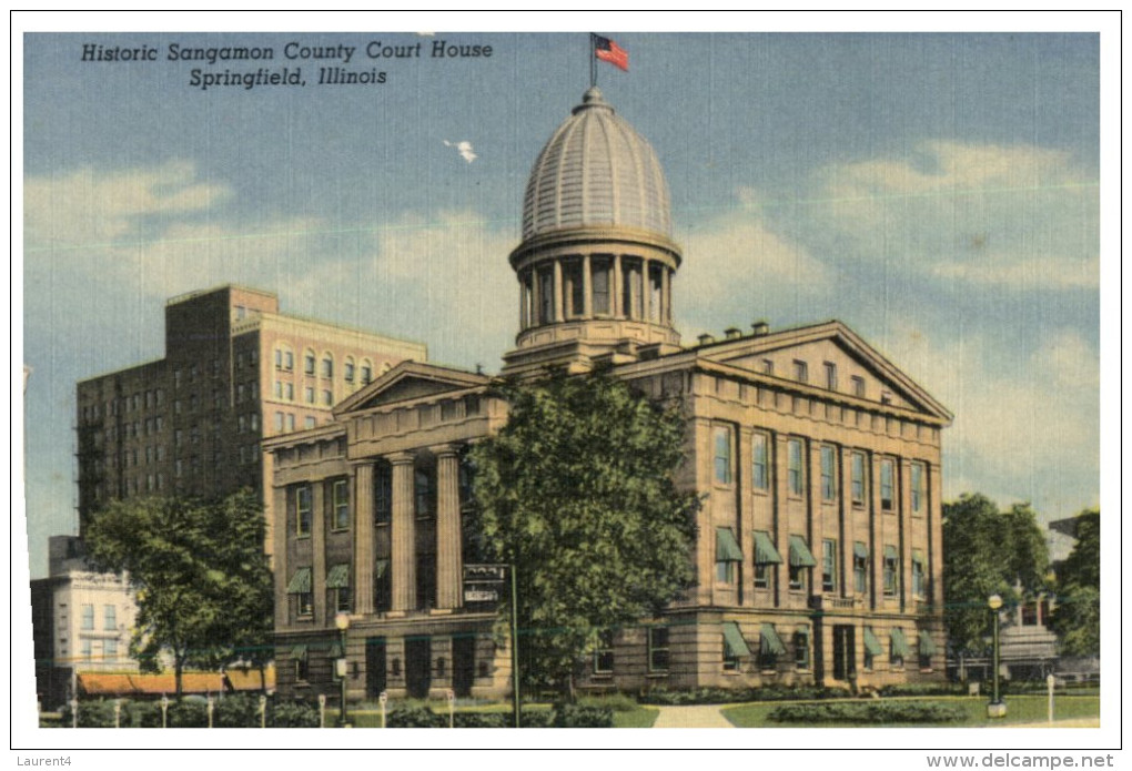 (264) Older Postcard - Carte Ancienne - USA - Springfield Court House - Springfield – Illinois