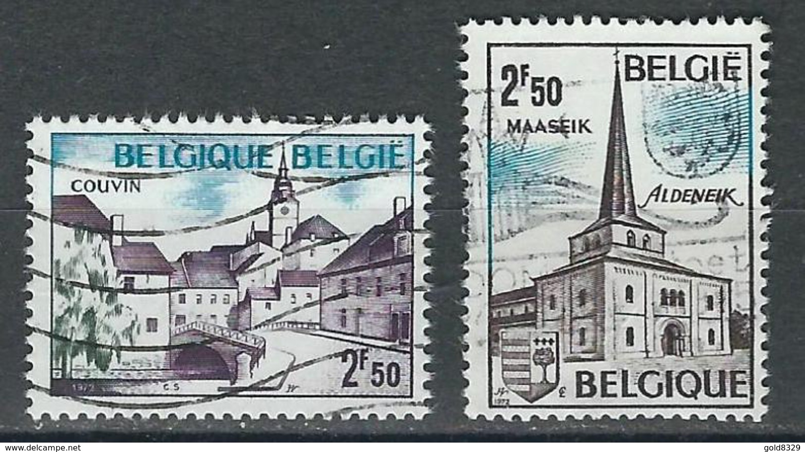 COB  1636/1637  (o)  - (Lot 71) - Gebraucht