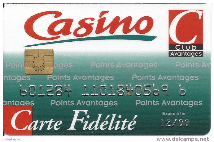 Casino France - Customer Loyalty/Discount Card - Other & Unclassified