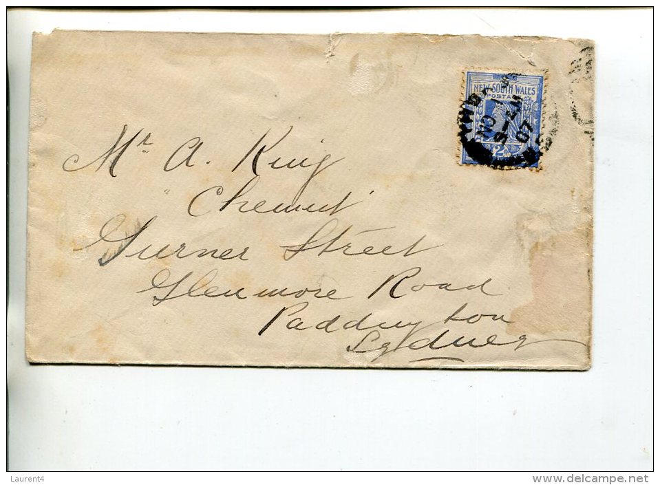 (125) Australia Very Old Cover 1907 - Posted To Sydney - Covers & Documents