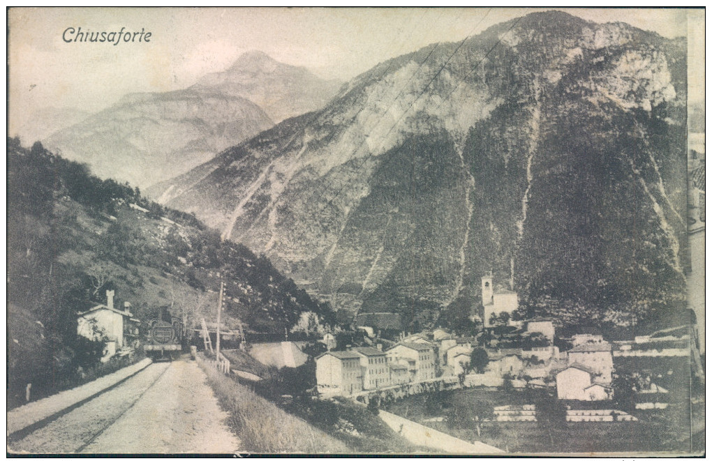 Ar331 - Chiusaforte - Belluno - 1908-treno - Udine