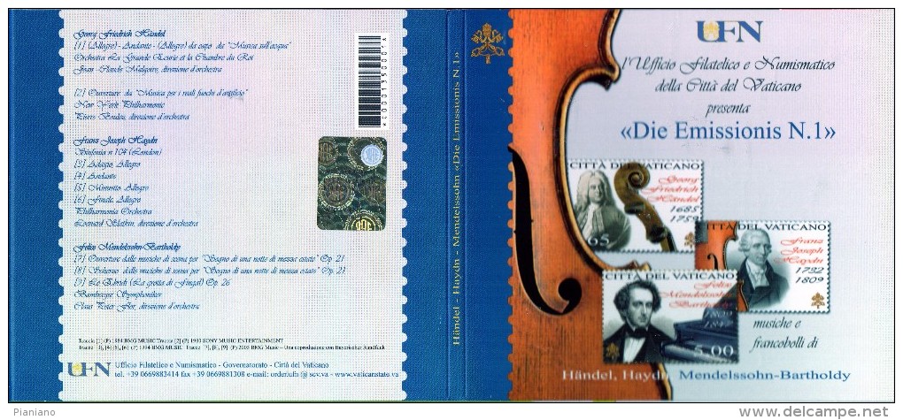 PIA - VAT : 2009 : Giornata Della Musica + CD - (SAS  1510-12) - Varietà E Curiosità