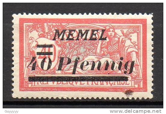 Memel - Memelgebiet - 1922 - Yvert N° 53 * - Unused Stamps