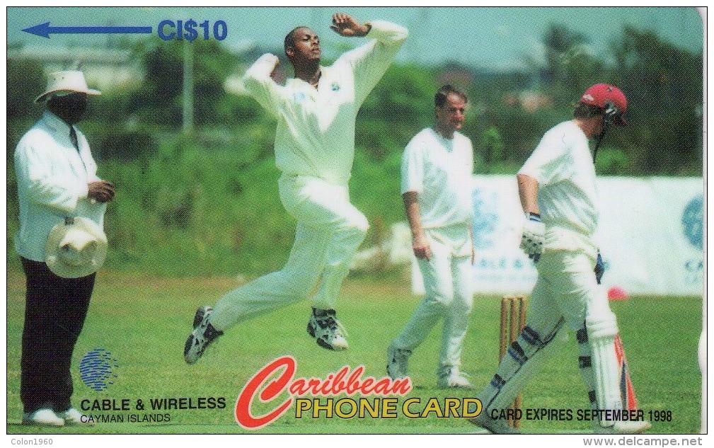 CAYMAN ISLANDS. Cricket. 1997. 10000 Ex. 224CCIC. (937) - Kaimaninseln (Cayman I.)