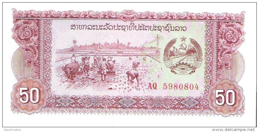 Laos - Pick 29 - 50 Kip 1979 - Unc - Laos