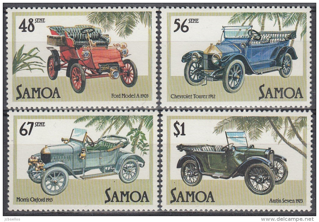 Samoa 1985 Nº576/79 Coches Nuevo - Cars