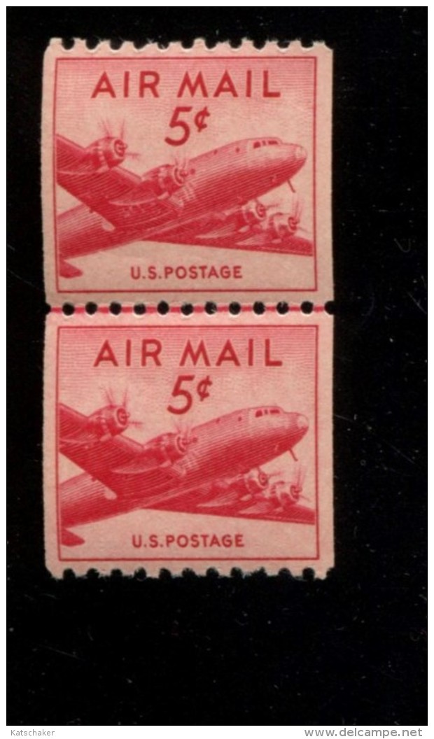 USA POSTFRIS MNH ***  YEAR 1948 SCOTT C37 JPL DC-4 SKYMASTER - 2b. 1941-1960 Unused