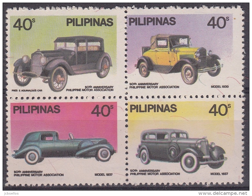 Filipinas 1981 Nº 1244/47 Coches Nuevo - Coches