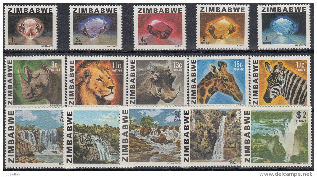 Zimbabwe 1980 Nº 1/15 Nuevo - Zimbabwe (1980-...)