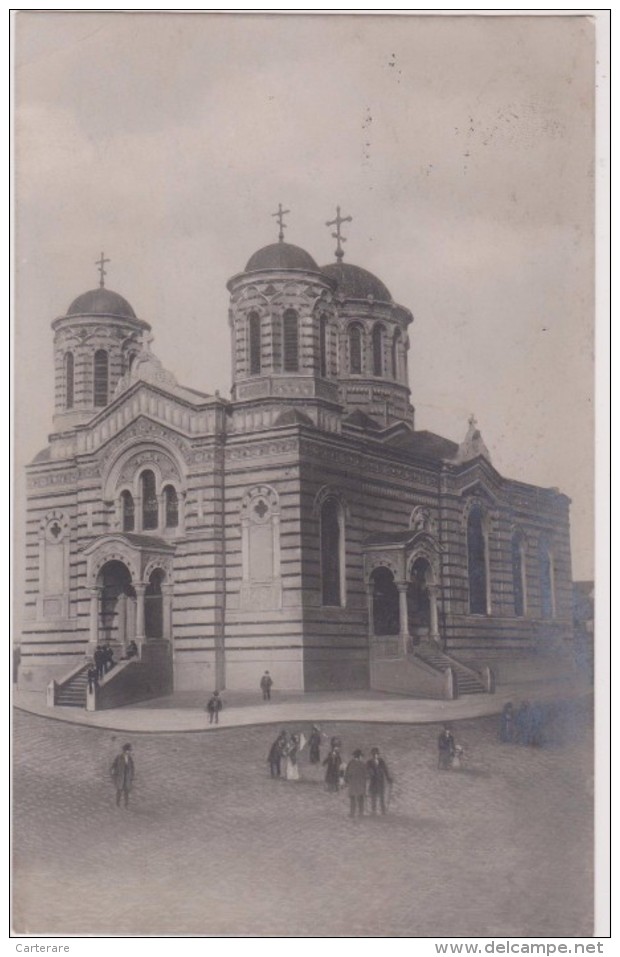 Carte Photo,BULGARIE,BALGARIJA,BULGARIA,SOFIA EN 1919,avec Timbre,église Russe,prés Iskar,vitocha,balkans,church - Bulgarien