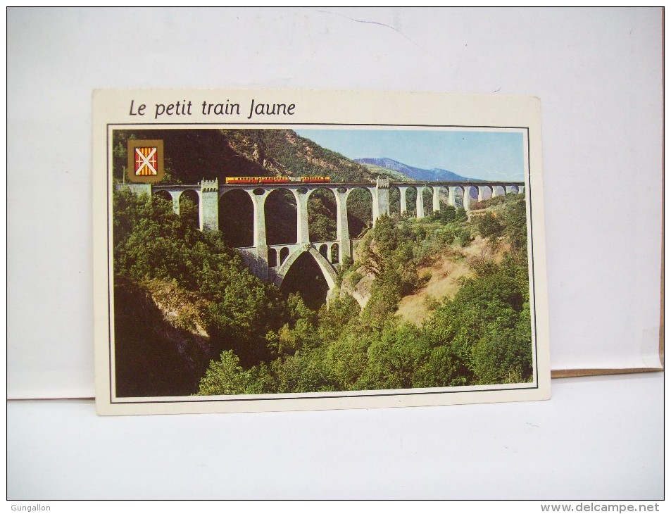 Le Petit Train Jaune - Le Pont Sejourne  "Fontpedrouse" (Francia) - Roussillon