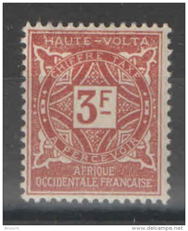 Haute-Volta - YT Taxe 20 * - 1928 - Portomarken