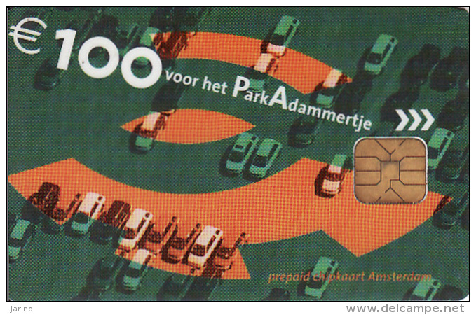 Transport Carte, Parking Carte Amsterdam 100 €, Netherlands, Chip, Auto, Voiture,.. - Moteurs