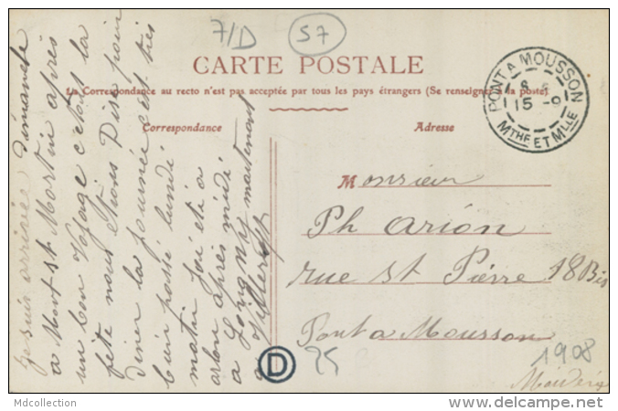 57 AUDUN LE TICHE / La Gare / CARTE RARE - Other & Unclassified