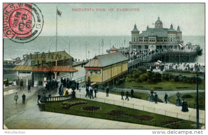 GB YARMOUTH / Britannia Pier / COLORED CARD - Great Yarmouth