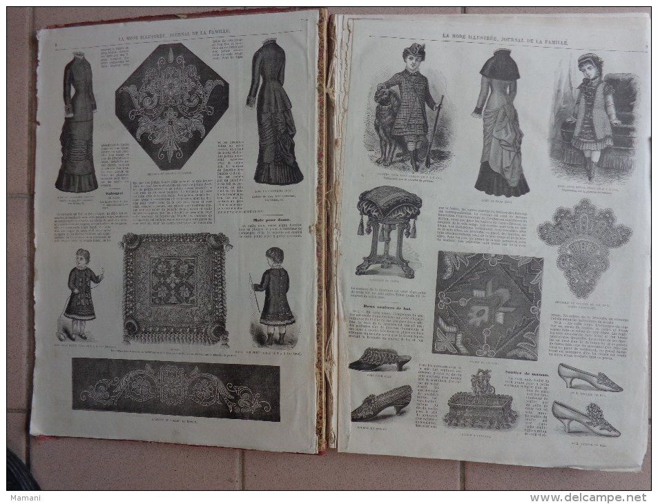 Livre Annee 1881  La Mode Illustree 22eme Annee De Publication - Magazines - Before 1900