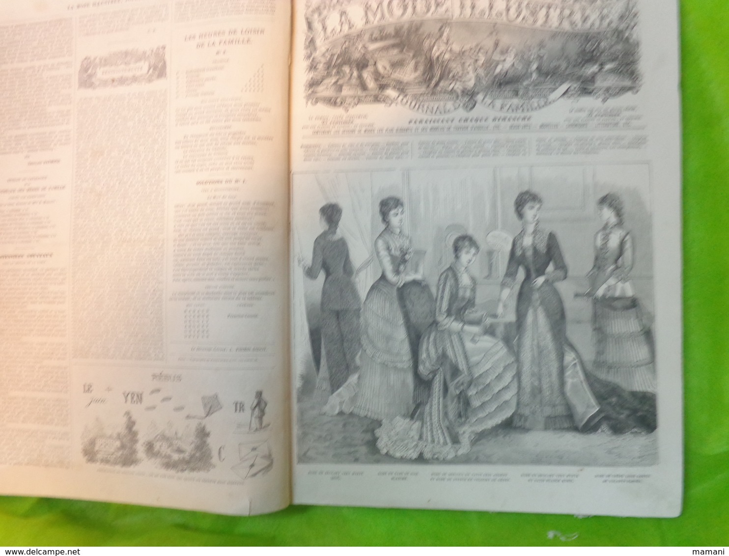 livre annee 1881  la mode illustree 22eme annee de publication