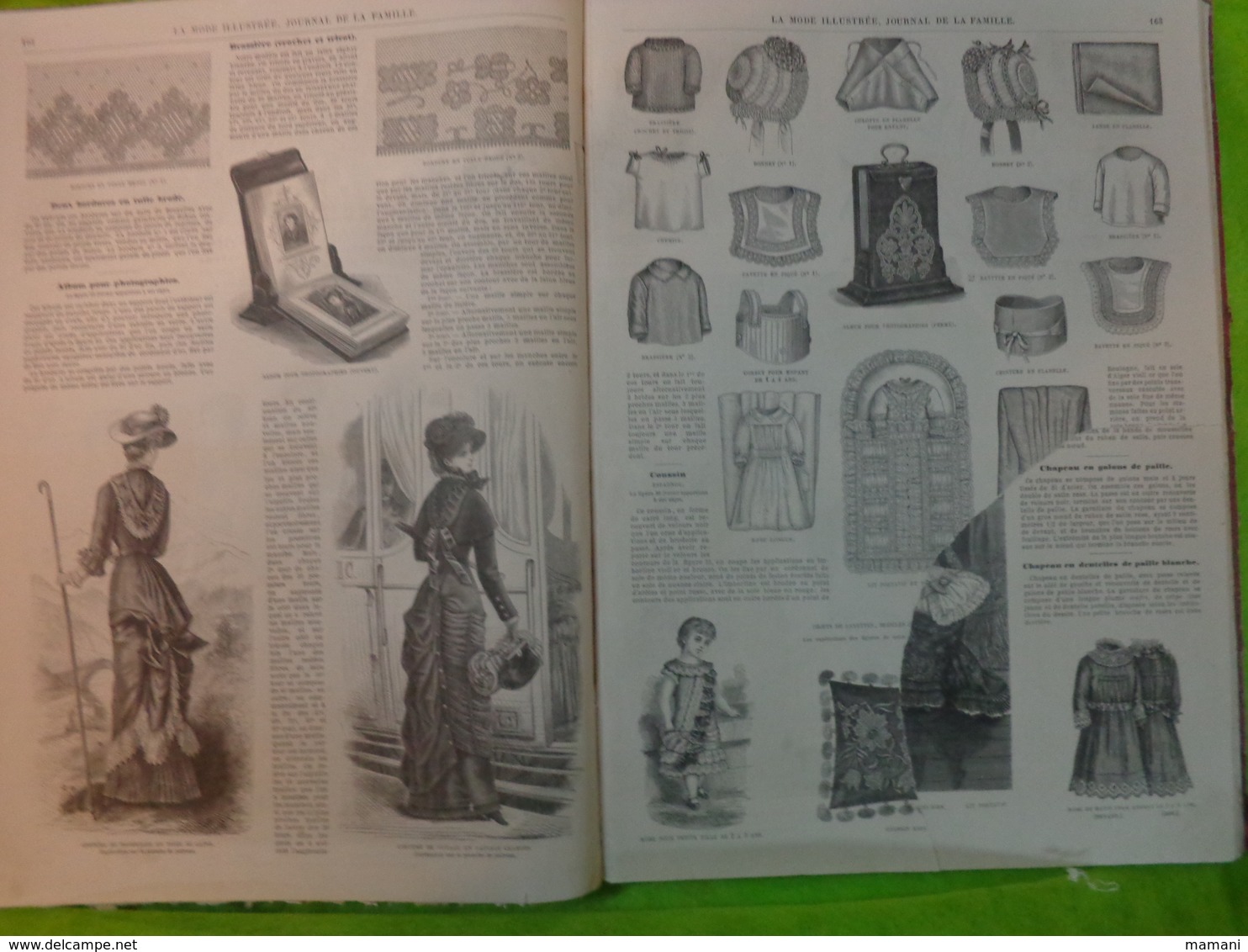 livre annee 1881  la mode illustree 22eme annee de publication