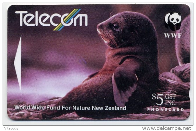 Phoque Seal Animal Télécarte Phonecard  W378 - Nouvelle-Zélande