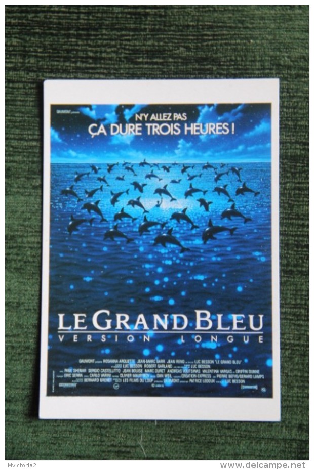 LE GRAND BLEU - Affiches Sur Carte