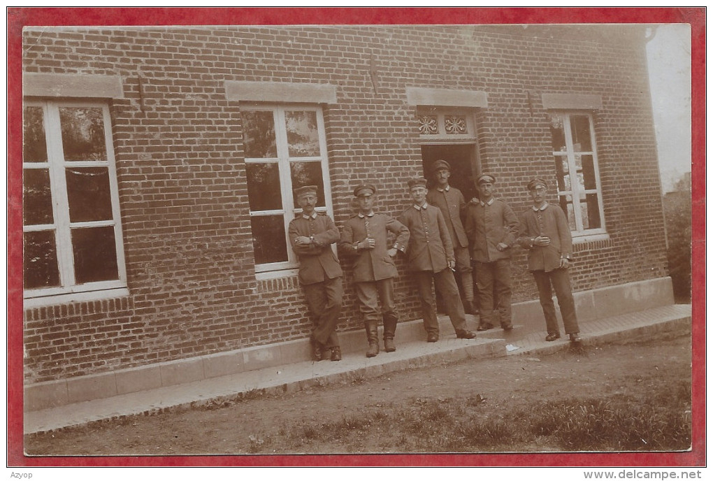 67 - ESCHBURG - ESCHBOURG - Cachet GRAUFTHAL - Carte Photo - Soldats Allemands - Feldpost - Guerre 14/18 - 4 Scans - Altri & Non Classificati