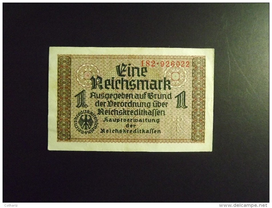 ALLEMAGNE 3ème REICH. Billet De 1 REICHSMARK 1938 / 1945 - Other & Unclassified