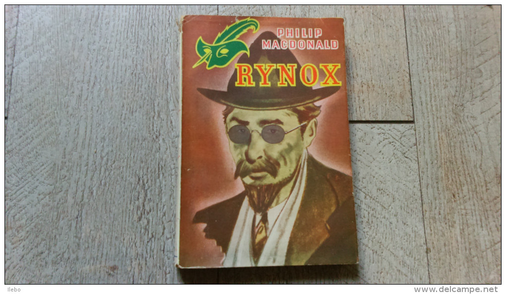 Rynox De Philip Macdonald  Le Masque 1946 Avec Jaquette Policier - Arthème Fayard - Autres