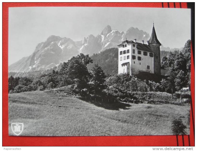 Kriens (LU) - Schloss Schauensee / Werbe- Bzw Vertreterkarte Der Moos´schen Eisenwerke - Kriens