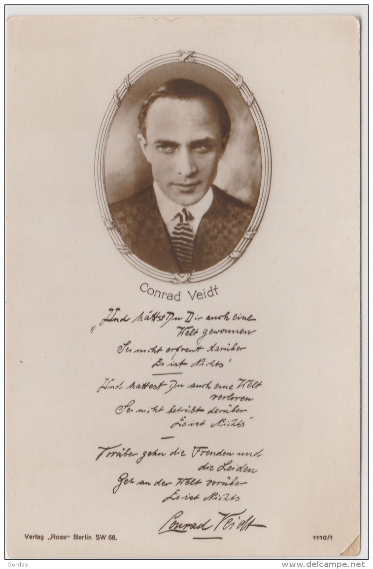 Conrad Veidt - Actors