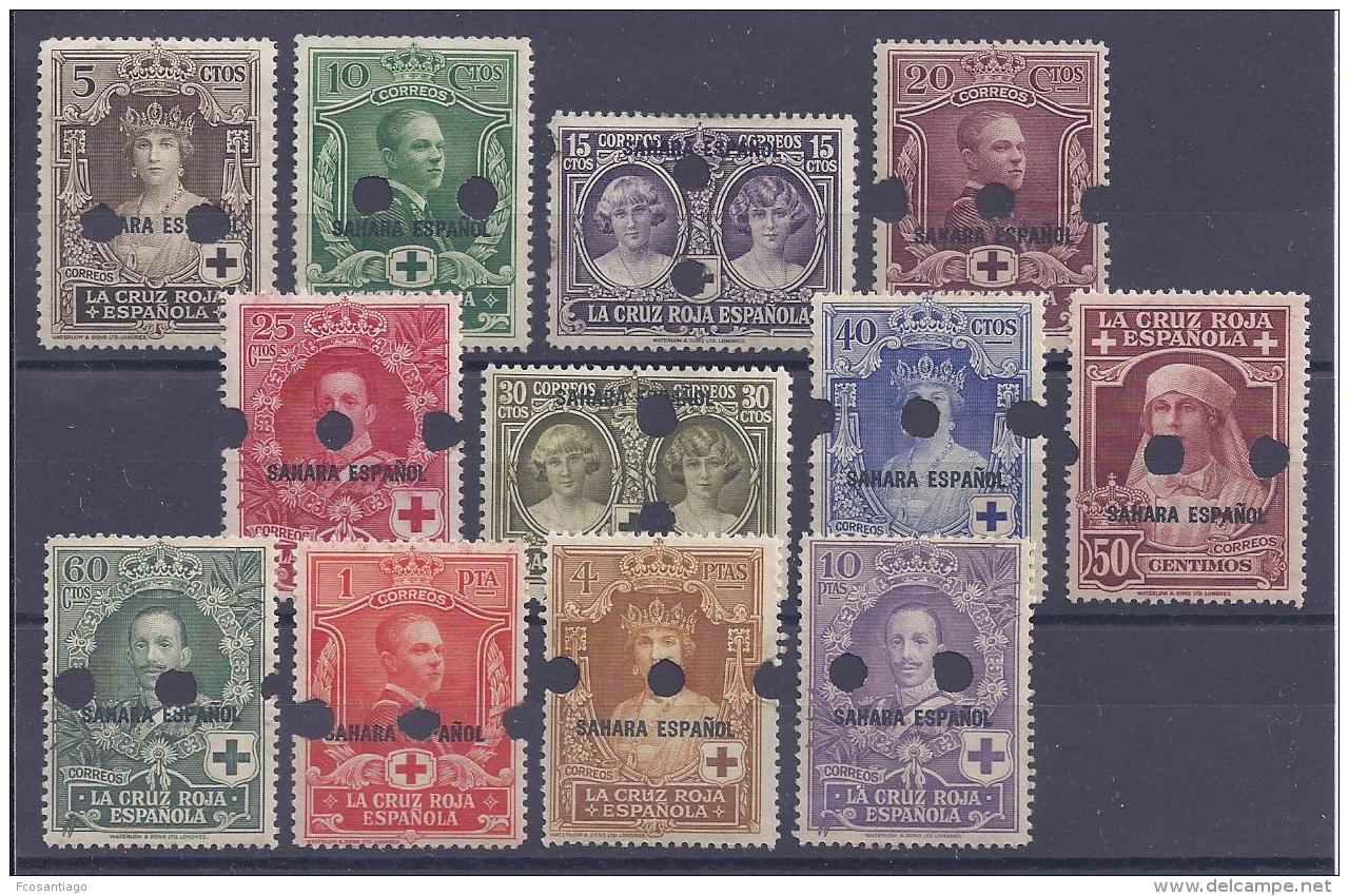 ESPAÑA/SAHARA 1926 - Edifil #13/24MT - MNH ** - Sahara Español