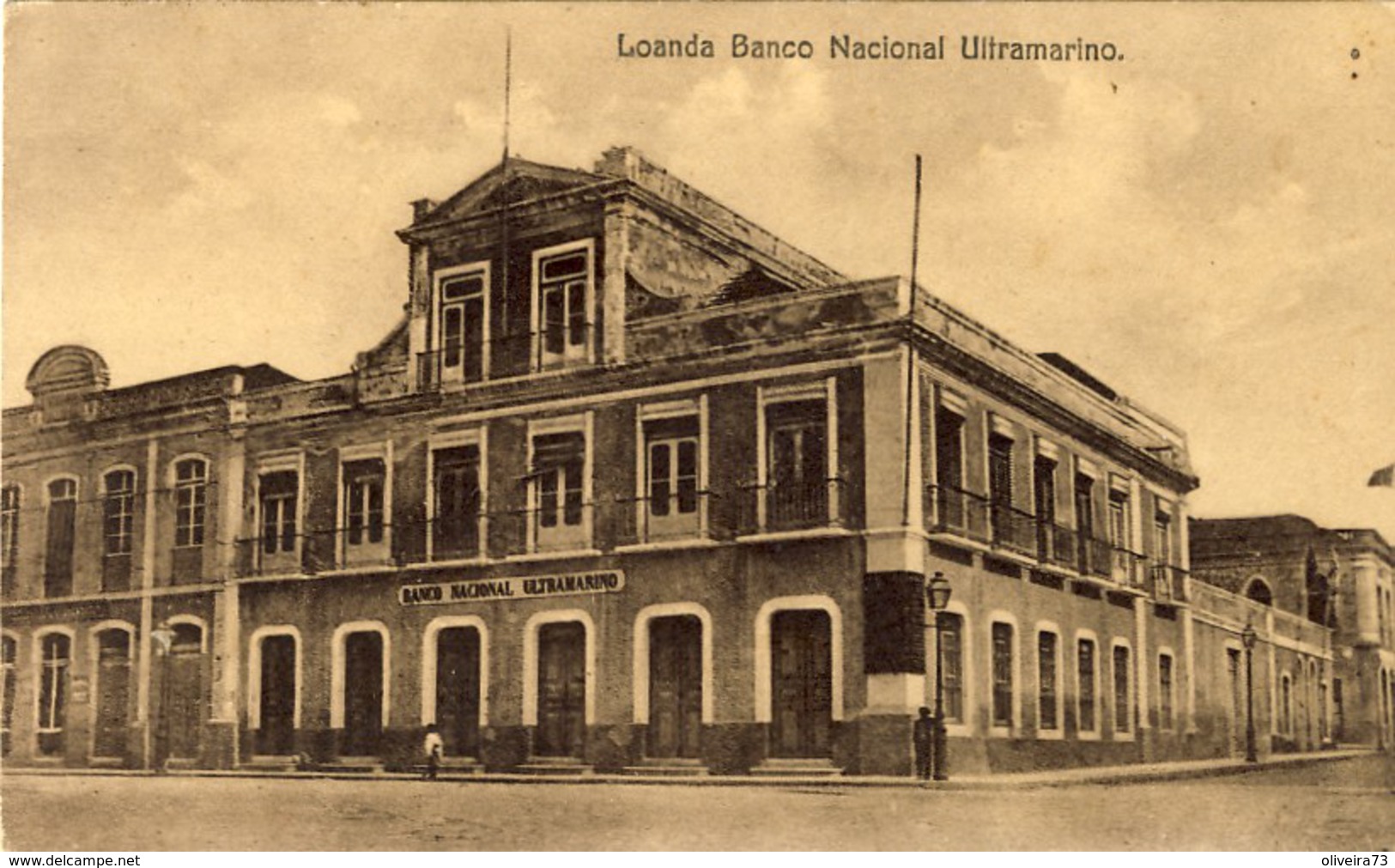 ANGOLA, LUANDA, LOANDA, Banco Nacional Ultramarino, 2 Scans - Angola