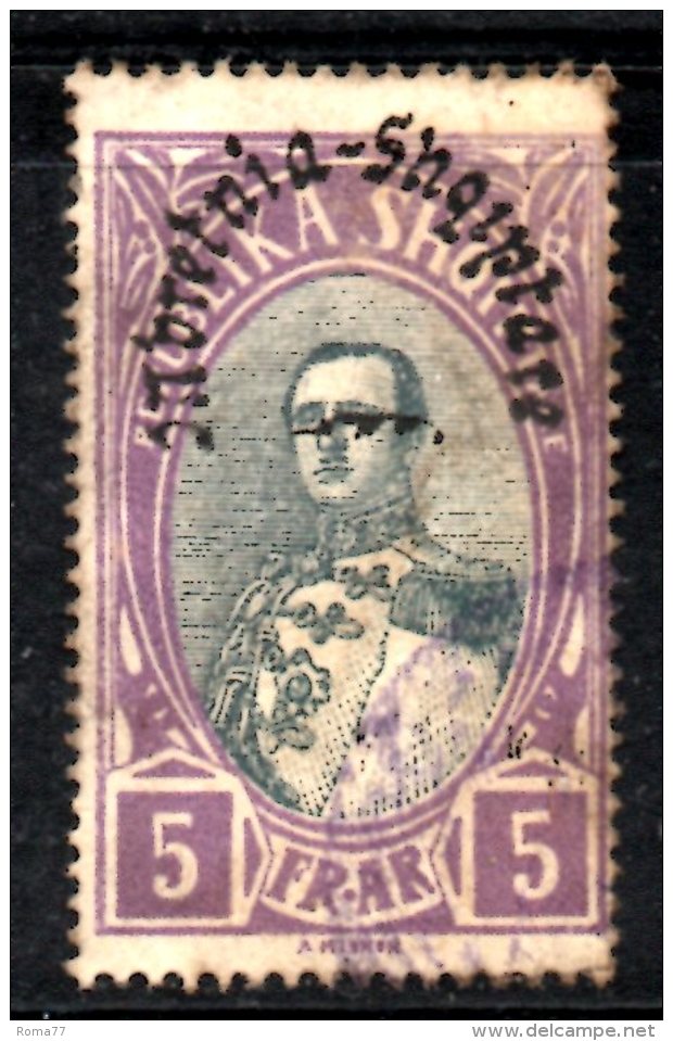 T191 - ALBANIA 1928 , Yvert N. 217  Usato - Albania