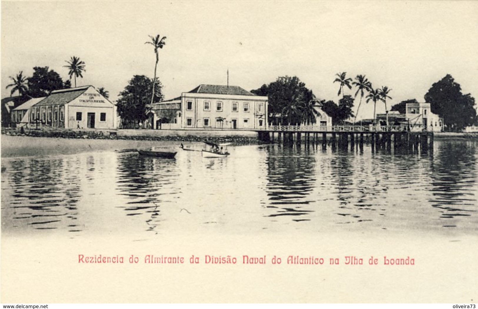 ANGOLA, LUANDA, Ilha De Loanda, Rezidencia Do Almirante Da Divisão Naval, 2 Scans - Angola