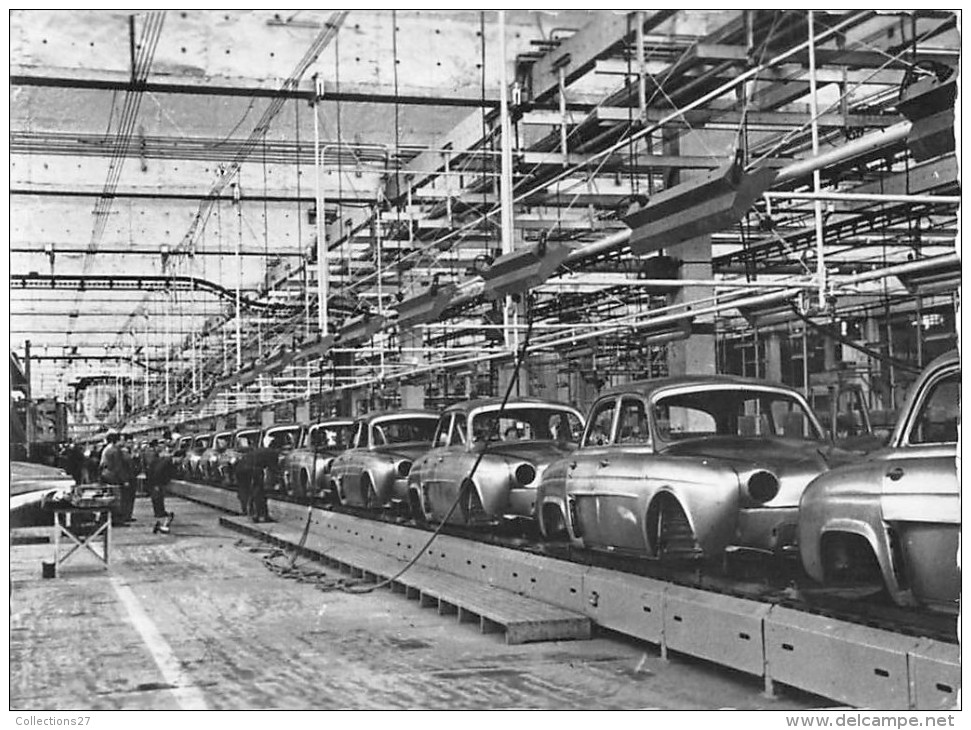 92-BOULOGNE -BILLANCOURT -20 PETITES CARTES DE DIMENSSION ( 9X6,5) USINE RENAULT BILLANCOURT -VOITURE