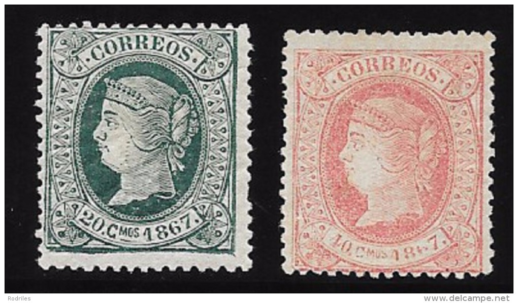 EX COLONIA ESPAÑOLA EDIFIL Nº 20 * - 21 * - Cuba (1874-1898)