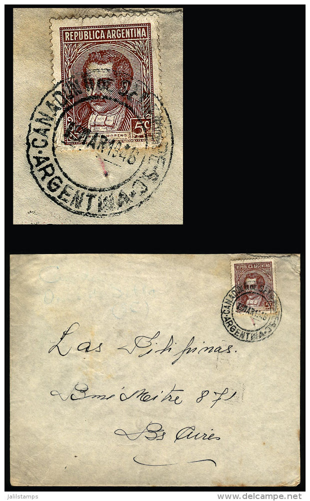 Cover Sent To Buenos Aires On 16/MAR/1946 With Postmark Of "CAÑADON 11 DE SEPTEMBRE" (Santa Cruz), VF... - Brieven En Documenten