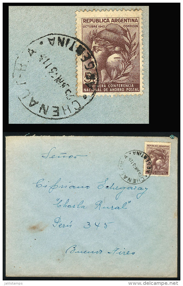 Cover Posted From CHENAUT (Buenos Aires) In 1943 To Buenos Aires - Brieven En Documenten