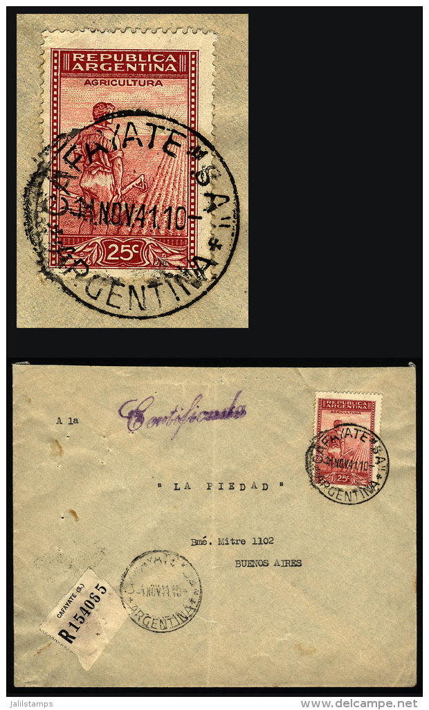 Cover Mailed On 1/NO/1941 With Postmark Of CAFAYATE, VF Quality - Brieven En Documenten