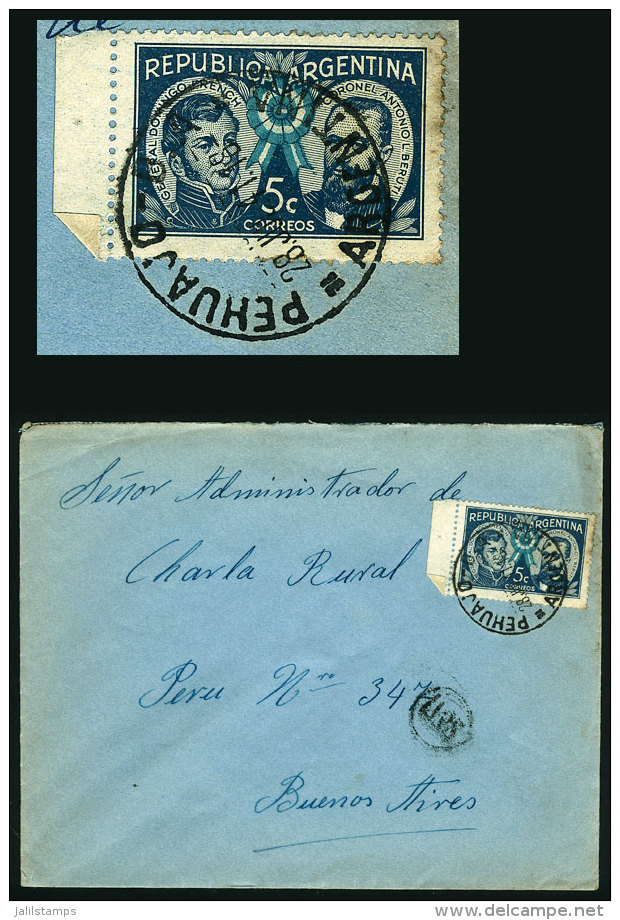 Cover Posted From PEHUAJÓ (Buenos Aires) On 28/JUL/1941 To Buenos Aires, VF Quality - Brieven En Documenten