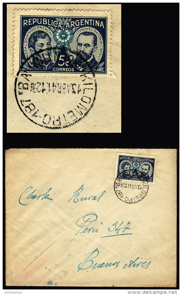 Cover With Postmark Of "KILOMETRO 187" (Córdoba) Sent To Buenos Aires On 13/AP/1941, VF Quality - Brieven En Documenten