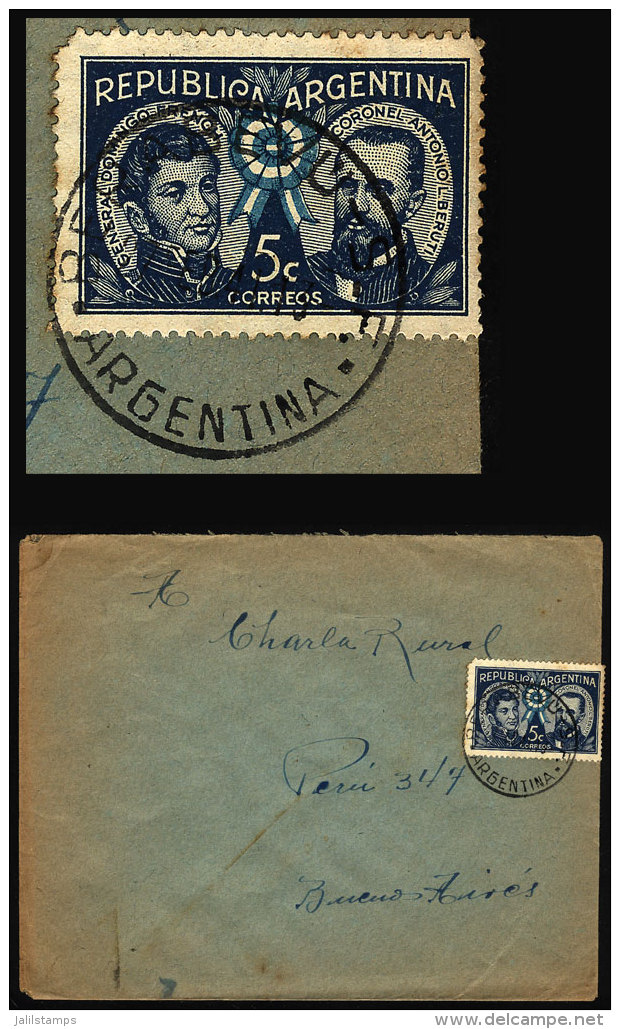 Cover With Postmark Of "BERABEVU" (Santa Fe) Sent To Buenos Aires On 22/FE/1941 - Brieven En Documenten