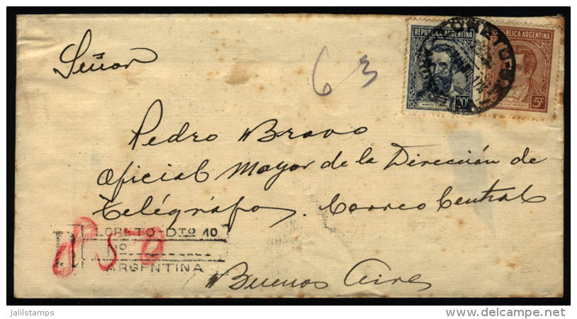 Cover Sent From "LORETO" (Santiago Del Estero) To Buenos Aires On 6/MAY/1940, VF Quality - Brieven En Documenten