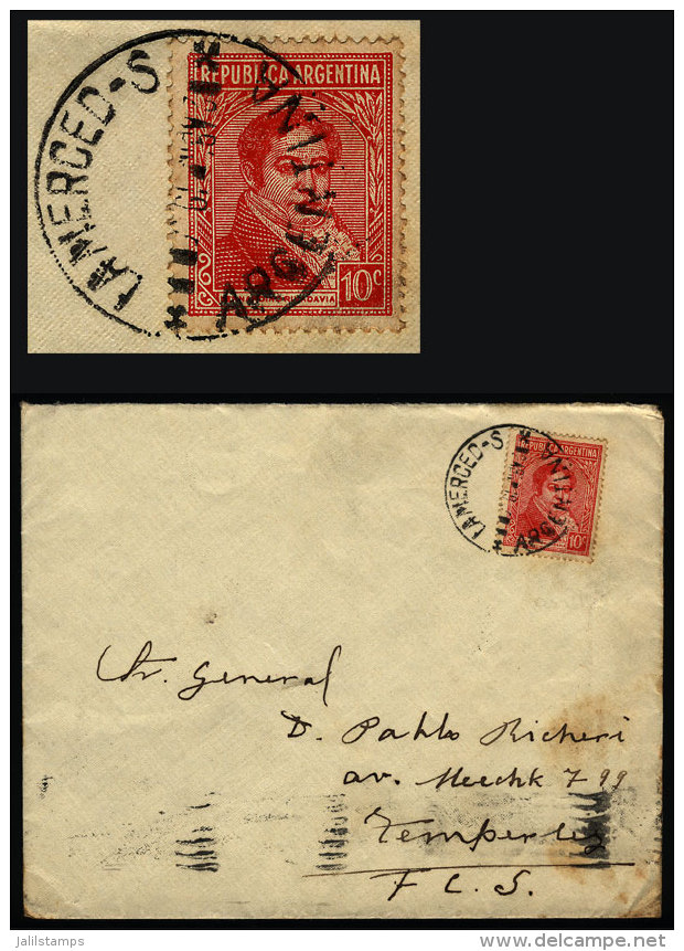 Cover Mailed On 2/AP/1936 With Postmark Of LA MERCED (Salta), VF Quality - Brieven En Documenten