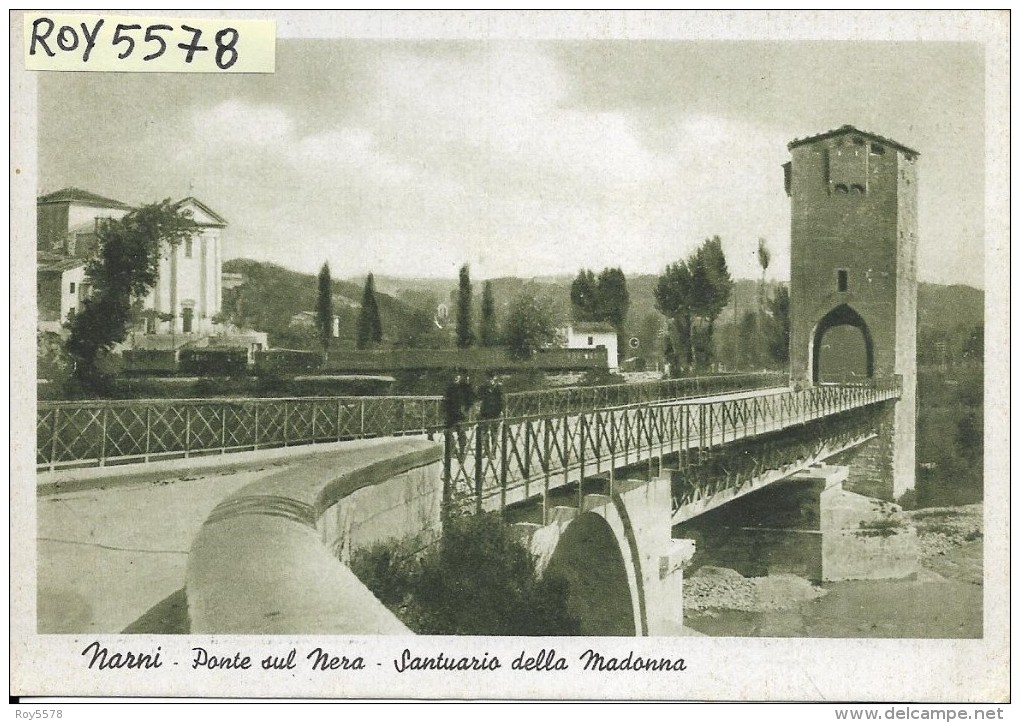 Umbria-terni-narni Ponte Sulla Nera Santuario Della Madonna Bella Veduta Anni 30/40 - Altri & Non Classificati