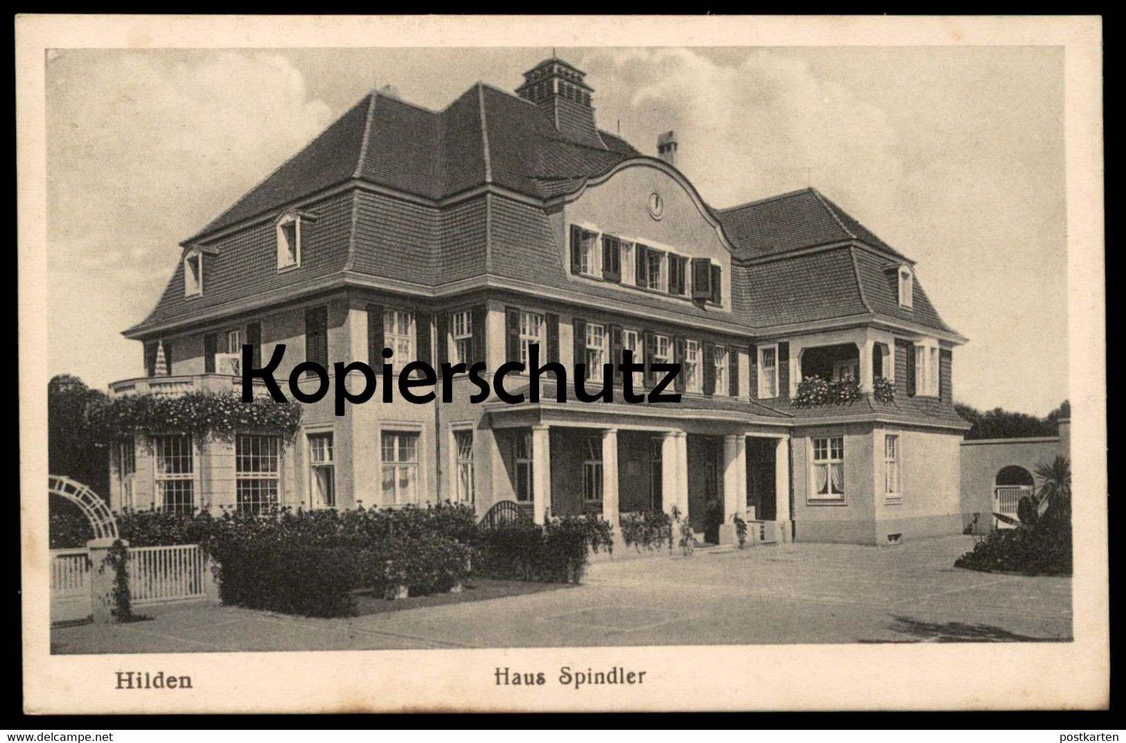 ALTE POSTKARTE HILDEN HAUS SPINDLER VILLA Cpa Postcard AK Ansichtskarte - Hilden