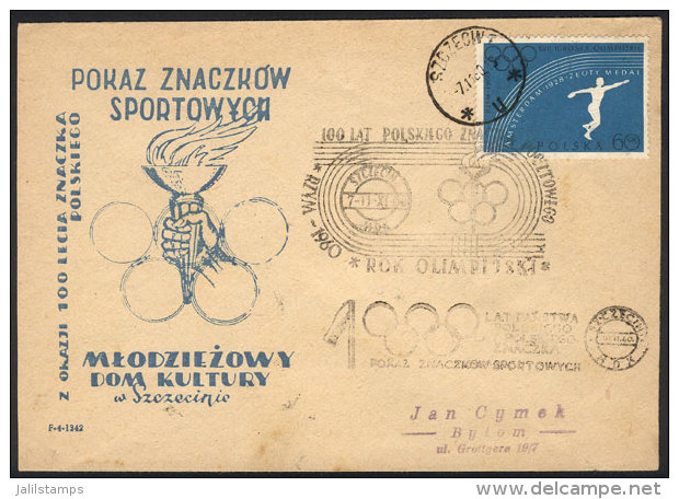 Cover Used On 7/JA/1960 With Special Postmark, Topic OLYMPIC GAMES! - Covers & Documents