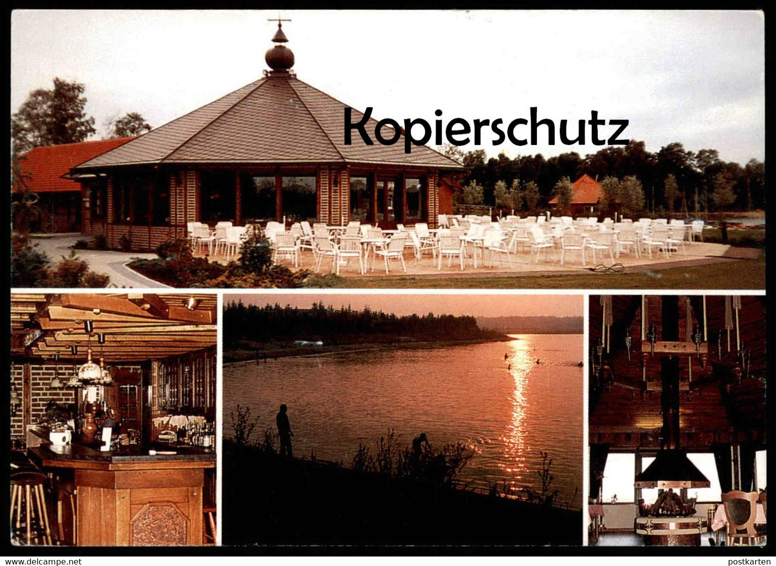 ÄLTERE POSTKARTE GRONAU SEEBLICK CAFÉ RESTAURANT SAALBETRIEB THEKE KLEIDEITER VORM. MANTKE AK Ansichtskarte Cpa Postcard - Gronau