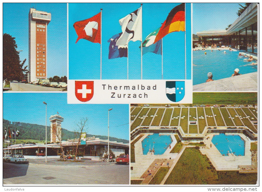 Zurzach Thermalquelle Multiview Flags - Unused,perfect Shape - Zurzach