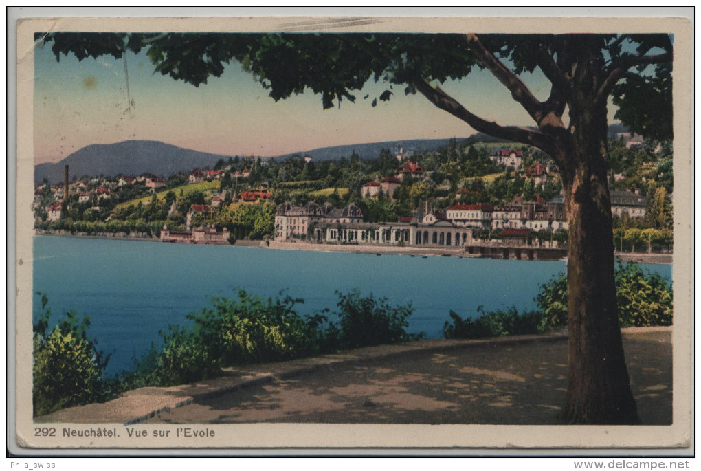 Neuchatel - Neuenburg - Vue Sur L'Evole - Neuchâtel