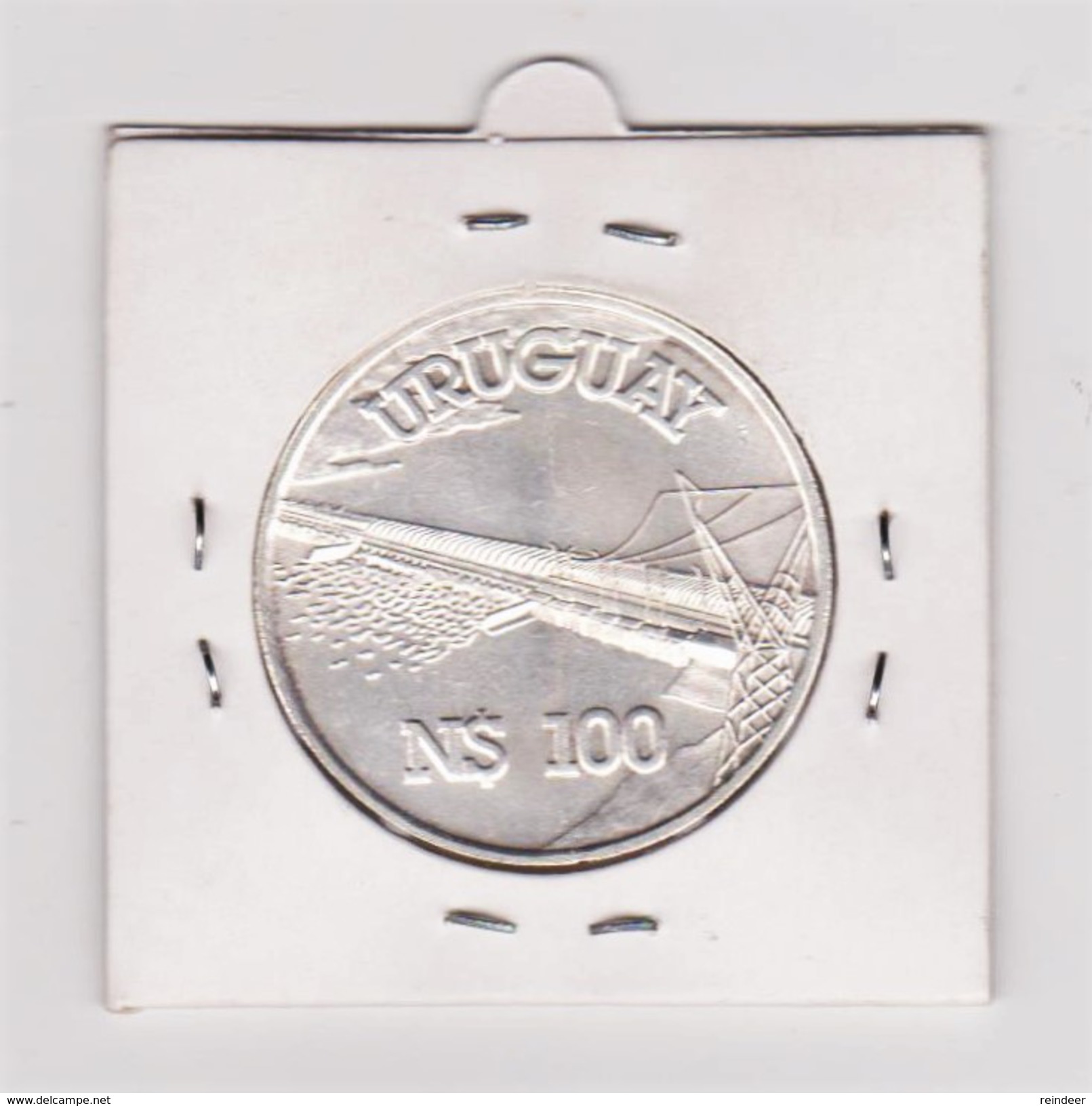 ® URUGUAY: Conmmemorativa Represa SALTO GRANDE (1981) 12 Gr. Silver/plata Proof - Uruguay